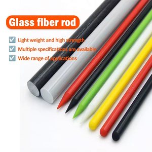 Venta al por mayor varilla de fibra de vidrio de alta resistencia pequeño arco cobertizo tubo construcción agrícola fibra de vidrio soporte corte personalizado - Product Image 1