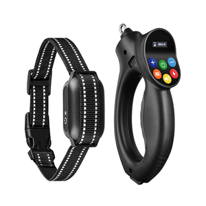 Ferntrainer für Kleine, Mittelgroße und Große Hunde 15-100 lbs, Erziehungshalsband mit Fernbedienung, Automatischer Stoppfunktion, Stromimpuls, 1600FT Reichweite, IP67 Wasserdicht, Bellkontrolle - Product Image 1