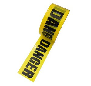 Tùy chỉnh ANSI Logo 3in PE không dính cảnh báo Băng 0.03-0.15mm Độ dày để bảo vệ an ninh - Product Image 2