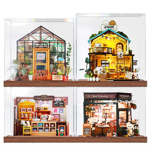 Exhibidor de Acrílico Moderno Personalizado para Esquina, con Superficie Pulida, para Decoración del Hogar y Almacenamiento - Product Image 1