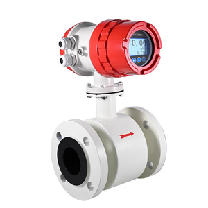 Kỹ thuật số điện từ lưu lượng kế Transmitter 4-20mA cao su nước thải lưu lượng kế giá - Product Image 2