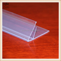 Support d'étiquette électronique en PVC, épaisseur 0,6 mm, longueur 1000 mm, couleur personnalisée, support de fixation fabriqué pour Hanshow/Pricer ESL