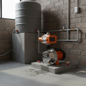 Pompa di Aumento Pressione Acqua BOX 1 TRUPER 1/2 HP in Acciaio con Controllo - Product Image 2