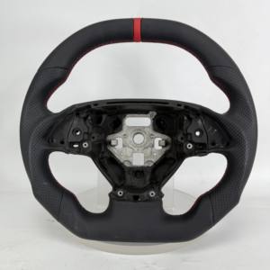 Volant en fibre de carbone pour <span class=keywords><strong>Chevrolet</strong></span> Camaro SS <span class=keywords><strong>Corvette</strong></span> <span class=keywords><strong>C7</strong></span> <span class=keywords><strong>2014</strong></span> 2016 2017 2018 2019 2020 Volants en cuir - Product Image 2