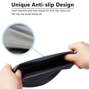 <span class=keywords><strong>Gorro</strong></span> de natación de silicona de gran tamaño para pelo largo Big Hear elástico mujeres hombres impermeable orejas protectoras - Product Image 3