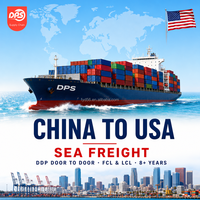 Transitaire maritime Chine-USA Express FCL LCL Conteneur complet DDP Porte à Porte Agent maritime Port de Houston