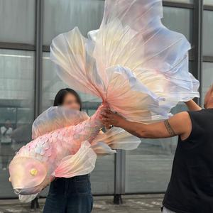 E225ใหม่อุปกรณ์จัดแสดงปลาคราฟพร้อมไฟตกแต่งงานแต่งงานอุปกรณ์งานเทศกาลปาร์ตี้ห้างสรรพสินค้าอุปกรณ์ประกอบฉากหน้าต่าง - Product Image 6