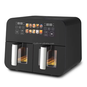 Aifa Friteuse à double air avec 2 paniers doubles 9L10L <span class=keywords><strong>Easy</strong></span> <span class=keywords><strong>Fry</strong></span> & Grill Visible Deep Air Fryer Four - Product Image 1