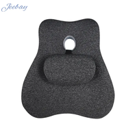 Coussin de soutien lombaire ergonomique en mousse à mémoire de forme, coussin de taille détachable, boucle réglable, tissu respirant, coussin de bureau