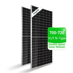 Huasun 210mm solar e painéis fotovoltaicos 700w 705w 710w 715w 720w