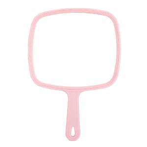 Wholesale High Quality <strong>Custom</strong> Logo Salon Handheld Cosmetic <strong>Mirror</strong> Large ABS Plastic Hand <strong>Barber</strong> Hair Care Makeup <strong>Mirror</strong> - Product Image 3