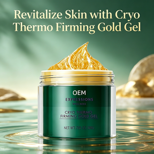 <span class=keywords><strong>Gel</strong></span> Termo-Rassodante all'Oro 24K con Etichetta Privata, Maschera <span class=keywords><strong>Gel</strong></span> Viso Rinfrescante e Riscaldante Anti-Età 200g - Product Image 2