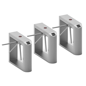 Semi-Auto 304 Tripod <b>Turnstile</b> Access Control Electronic <b>Turnstile</b> Gate - Product Image 3