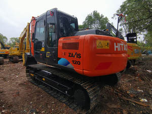 Excavadoras de orugas hidráulicas usadas Hitachi ZX120 originales, excavadoras de cubo de segunda mano de 12 toneladas y - Product Image 2