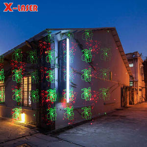 室外激光运动16个图案，1个红色、绿色、室外装饰激光投影仪，带遥控器 - Product Image 4