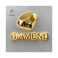 Enseigne lumineuse LED 3D pour mur intérieur, enseigne d'entreprise, réception, salon de beauté, éclairage LED pour enseigne de magasin en extérieur