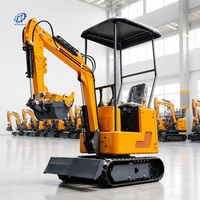 Harga Dealer Mini Excavator 1.2 Ton 1 Ton 2 Ton Crawler Digger Dozer Blade Mesin Kubota EPA EURO 5 CE Rumah Kebun Halaman
