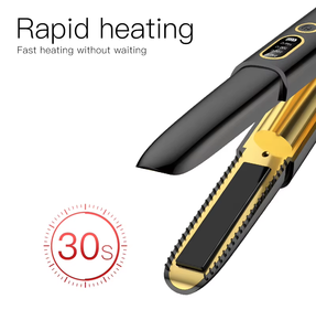 เครื่องหนีบผมไร้สายแบบพกพา TAHATH พร้อมโลโก้สั่งทำได้ ชาร์จไฟผ่าน USB หน้าจอ LCD ใช้พลังงานแบตเตอรี่ สำหรับใช้ในครัวเรือน - Product Image 4
