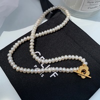 Kalung Rantai Sweater Kancing OT Bunga Kecil Model Fashion Custom