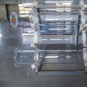 התאמה אישית של צינור זכוכית קוורץ שקוף עמיד בחום עם קצוות מתרחבים ומלוטשים - Product Image 6