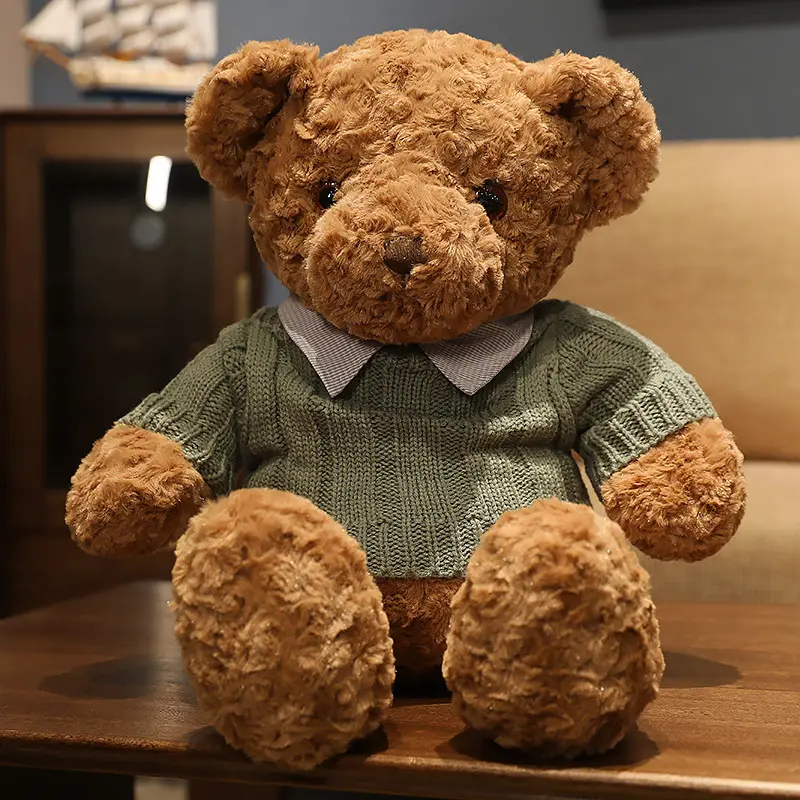 Yuankang grey stuffed brown teddy bear wholesale china for anime plush toys and customized plush toys toy plush