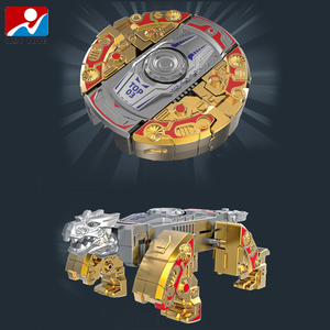 Jouet de <span class=keywords><strong>dinosaure</strong></span> à déformation mécanique, plastique mélangé 3 couleurs, transformable en gyroscope, mini <span class=keywords><strong>dinosaure</strong></span> pour enfants - Product Image 3