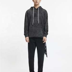 Sweats à capuche personnalisés Pull-Over pour hommes Sweats à capuche lourds de haute qualité imprimés sur mesure à la mode - Product Image 3