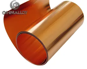 铜带薄 0.1毫米线圈钎焊 C26800 黄铜箔价格