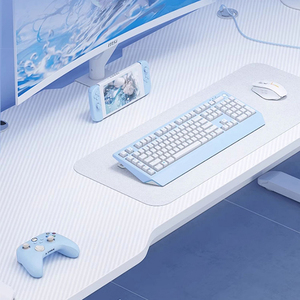 <span class=keywords><strong>Mesa</strong></span> <span class=keywords><strong>Gamer</strong></span> Negra Más Vendida para PC, Altura Ajustable, Color Blanco, <span class=keywords><strong>Mesa</strong></span> de Juego RGB - Product Image 3