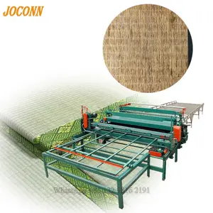 Low Price Straw Mat Weaving Machine Hay Stalk Plaiting Machine Cattail Grass Sewing Machine For Transportation