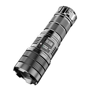 Zoom <b>Flashlight</b> Digital Display 6600mAh Rechargeable Aluminum Alloy <b>LED</b> Outdoor High Intensity - Product Image 2