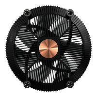 Dissipateur thermique pour processeur de PC de bureau 4 broches, en aluminium et en cuivre, AMD AM4 pour boîtier d'ordinateur AMD