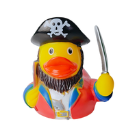 Jouets de bain pour bébés en caoutchouc personnalisés Royal Guards Pirates, jouets de bain uniques pour enfants avec des motifs amusants