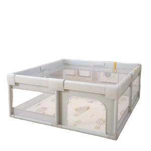 Kapalı çocuk oyunları için katlanabilir güvenlik çiti çocuklar için büyük Playard katlanabilir bebek oyun parkı ile kapısı - Product Image 5