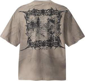 T-shirt d'été pour homme style Hip Hop, 100% coton tricoté, coupe oversize, imprimé lettres intégrales, col rond, manches courtes, infroissable et respirant - Product Image 3