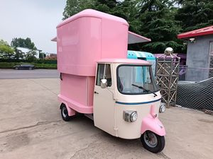Tricycle électrique pour la vente de glaces, style rétro Ape, chariot mobile à 3 roues pour la vente de nourriture, entièrement équipé d'un congélateur - Product Image 6