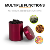 Boîte à thé de voyage JYB, boîte en métal, mini boîte portable en alliage d'aluminium, acier inoxydable, boîte scellée pour thé/grains de café/bonbons