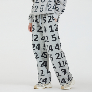 Ensemble de survêtement sportif décontracté pour <span class=keywords><strong>homme</strong></span> de haute qualité avec impression DTG, comprenant un sweat à capuche et un pantalon de jogging à jambes larges - Product Image 3