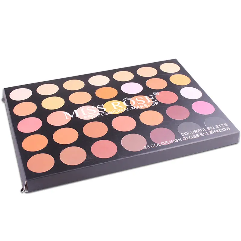 MISS ROSE — Palette de fard à paupières pour femmes, maquillage, 35 couleurs, naturelles, mates, perlées