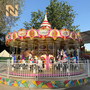 <span class=keywords><strong>Manège</strong></span> de Luxe à 24 Places en Forme de Chevaux, 9,5 m, pour Enfants et Adultes, Équipement d'Attraction pour Parc d'Attractions, Certifié CE, pour Centres Commerciaux Extérieurs - Product Image 2