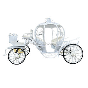 Chariot de princesse Cendrillon motorisé électrique, chariot de mariage de luxe à chevaux, à vendre - Product Image 2