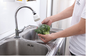 RTS 2023 RTS rubinetto da cucina irrigatore pressurizzato a tre ingranaggi testa rotante splash filtro regolabile per acqua di rubinetto per uso domestico - Product Image 6