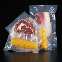 Sacs d'emballage transparents en nylon/PE de qualité alimentaire pour riz, noix de cajou, crevettes, sachets sous vide pour chewing-gum, sushi, lait