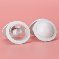 Rond vide personnalisé en plastique magnétique emballage compact de poudre pressée de conteneur pour cosmétiques Blush Case forme unique