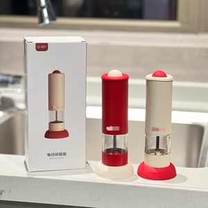 Vente en gros de salières et poivrières en céramique rechargeables à une touche pour la cuisine domestique - Product Image 4