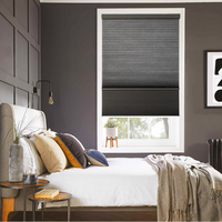 Stores en nid d'abeille en tissu personnalisés à étiquette privée, protégeant la vie privée, faciles à nettoyer, 16 mm, pour fenêtre de chambre à coucher