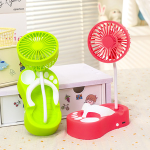Mini ventilateur de bureau USB rechargeable 2W avec moteur DC, mains libres, portable, à angle réglable et trois vitesses - Product Image 4