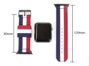 Correa de Reloj de Nailon Cómoda y Popular para Apple Watch Ultra 49mm SE 44mm 42mm 38mm con Cierre de Hebilla - Product Image 4