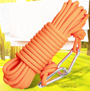 Corde à linge de haute qualité, longue, portable, pour l'extérieur, cordes à linge tressées, corde à sécher les vêtements - Product Image 2