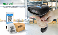 NETUM NT-1228 Scanner 1D/2D portable: 3-en-1 filaire/2.4G/Blue Tooth IP54 pour l'entrepôt, la logistique et la vente au détail